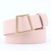 Belt Without Holes Women Sky Blue Ladies Accessories Belts White Pink Brown Black Female Fashion No Holes Belt