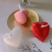 Diamond Love Candle Valentine's Day Gift Heart shaped Decoration with Hand Gift Shooting Small Props Aromatherapy Candle