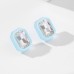 Fashionable and versatile small diamond earrings