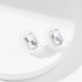 Fashionable and versatile small diamond earrings