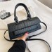 Stone Pattern Small Crossbody Bag Summer Trendy Women's Designer Handbag Luxury Tote Bag with Short Handle