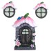 Fairy resin tree decoration window