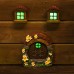 Fairy resin tree decoration window