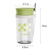 Glass oatmeal breakfast cup home milk cup with spoon bowl water cup with coffee cup