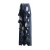 Autumn New Personalized Hollow Fried Dough Twists Wide Leg Pants Contrast Metal Decoration Straight High Waist Jeans Women