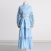 Autumn New Product French Retro Palace Style Small and Popular Women's Set Lace Lace Princess Sleeve Solid Color Set