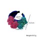 Handmade fabric flower wide exaggerated headband headwear