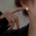 Irregular Metal Cute Earrings For Women Small Size Copper Fashion Trendy Jewelry New Designer Fancy Accessories Party Gift