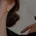 Irregular Metal Cute Earrings For Women Small Size Copper Fashion Trendy Jewelry New Designer Fancy Accessories Party Gift