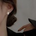 Irregular Metal Cute Earrings For Women Small Size Copper Fashion Trendy Jewelry New Designer Fancy Accessories Party Gift