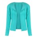 Sanzhai minimalist autumn new long sleeved shawl cardigan Japanese slim fit foldable sleeve jacket women's basic style