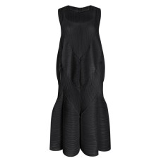 Sanzhai 3D Sleeveless Flower Bud Dress Summer Women's New V-neck, Age Reducing Fashion, Fluffy Mid length Dress Women