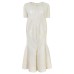 Sanzhai 3D Sleeveless Flower Bud Dress Summer Women's New V-neck, Age Reducing Fashion, Fluffy Mid length Dress Women