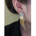 French Unique Design Sense Water Diamond Five pointed Star Tassel Earrings, Elegant and Luxury, Versatile Earrings and Earrings for Women