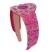 Fashion Baroque Heavy Industries Full Diamond Hair Hoops