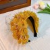 Fashionable design wide edge fabric crystal headband