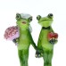 Home Couple Frog Resin Decoration
