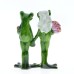 Home Couple Frog Resin Decoration