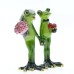 Home Couple Frog Resin Decoration