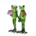 Home Couple Frog Resin Decoration