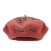 Autumn and Winter Wool And Cotton Letter Buckle Beret Painter Hat Octagonal Hat Women and Girl
