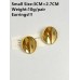 Large Size Geometric Round Hollow Ear Clip Earrings for Women Girls Retro Unique Design Heavy Metal Jewelry Gifts