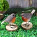 Outdoor simulation bird resin ornaments