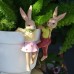 Crawling Bunny Hanging Flower Pot Decoration Balcony