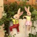Crawling Bunny Hanging Flower Pot Decoration Balcony