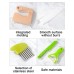 Serrated Edges Kids Knives Fruit Vegetable Crinkle Cutters Kids Knife Set Montessori Kitchen Tools Cutting Board