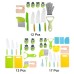 Serrated Edges Kids Knives Fruit Vegetable Crinkle Cutters Kids Knife Set Montessori Kitchen Tools Cutting Board