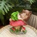 Garden character elf girl ornament