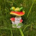 Frog and Mushroom Courtyard Balcony Bonsai Decoration