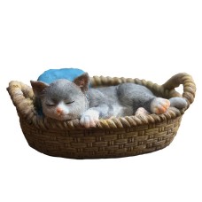 Outdoor cute kitten swing pendant