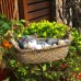 Outdoor cute kitten swing pendant