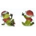Home Couple Frog Resin Craft Decoration