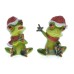 Family couple frog resin decorative ornaments