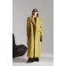 Fashion Women's Loop Velvet Double-sided Cashmere Coat Lapel Loose Double Breasted Sashes Overcoat Winter 
