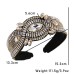Fashionable Super Flash Claw Chain Colorful Water Diamond Hair Hoop Cross Head Hoop Female