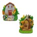 Fairy tale Door and Window Set Decoration Creative Resin Outdoor Garden Door and Window Decoration