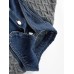 Dark Gray Denim Knitting Sweater Loose Fit Lapel Long Sleeve Women Pullovers New Fashion Tide Spring Autumn 