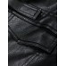 Loose Fit Black Pu Leather Big Size Short Jacket New Lapel Long Sleeve Women Coat Fashion Tide Spring Autumn 