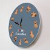 French Bulldog Printed Wall Clock Backlight Pet Shop Dog Breed Decor I Love My Frenchie Puppy Silent Non-ticking Clock French Bulldog Printed Wall Clock Backlight Pet Shop Dog Breed Decor I Love My Frenchie Puppy Silent Non-ticking Clock