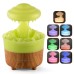 Rain Cloud Aroma Diffuser Stress Relief Water Drops Sounds Diffuser Rechargable with Romote Control for Sleeping Relaxing