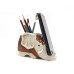 Elephant pen holder ornament creative resin animal shaped mobile phone holder for home storage