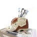 Elephant pen holder ornament creative resin animal shaped mobile phone holder for home storage