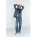 New In Denim Jacket Turn-down Collar Single Breasted Big Pockets Female Vintage Loose Fashion Denim Coat