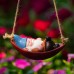 Garden Outdoor Swing Christmas Elf Decoration Garden Pendant