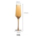 Light Luxury Gold Amber Champagne Goblet Wine Glasses Nordic Colored Home Lead-free Crystal Glass Hammered Diamond Whisky Cup
