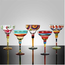 Colorful Wine Glasses Cups Cocktail Goblet Champagne Cup Glasses Bar Party Home DrinkWare Wedding Gifts Kitchen Accessories NEW